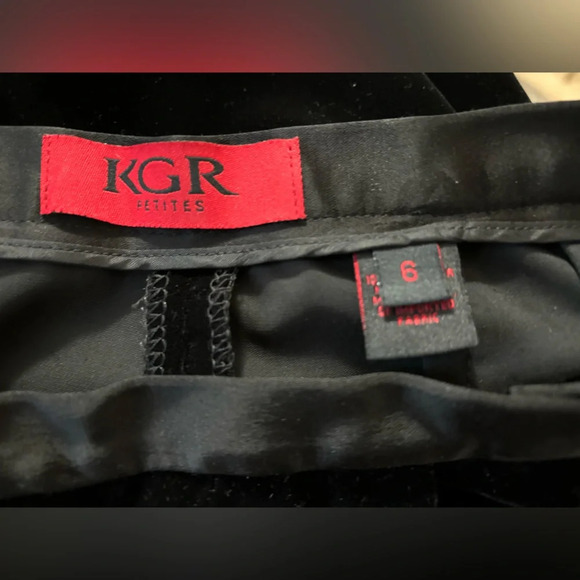 KGR Petites Velvet Wide Leg Trouser - Picture 3 of 5